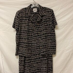 Leslie Fay vintage sz 12 suit dress jacket